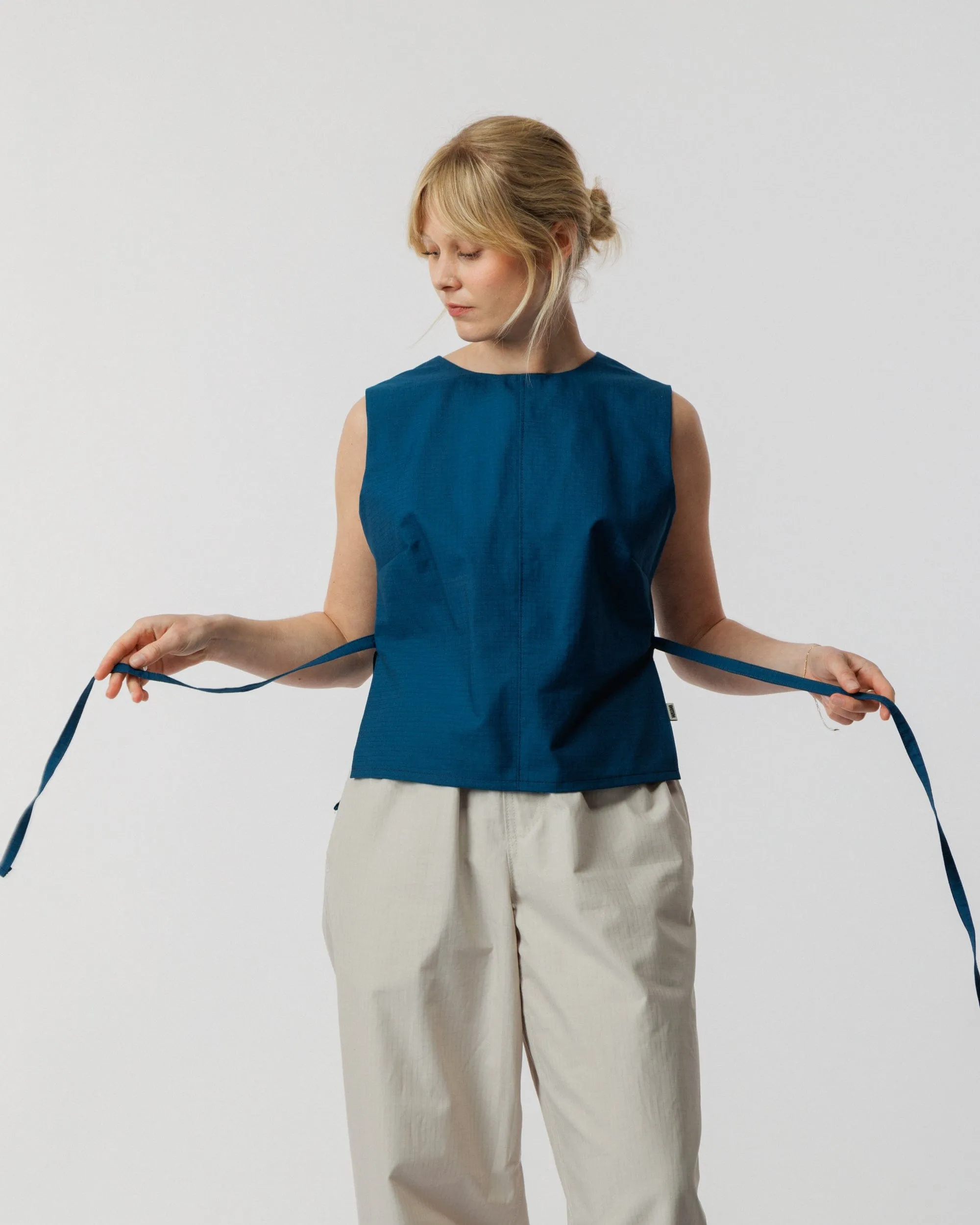 Aimee Ripstop Top - Marine sold by Wawwa product image thumbnail 5