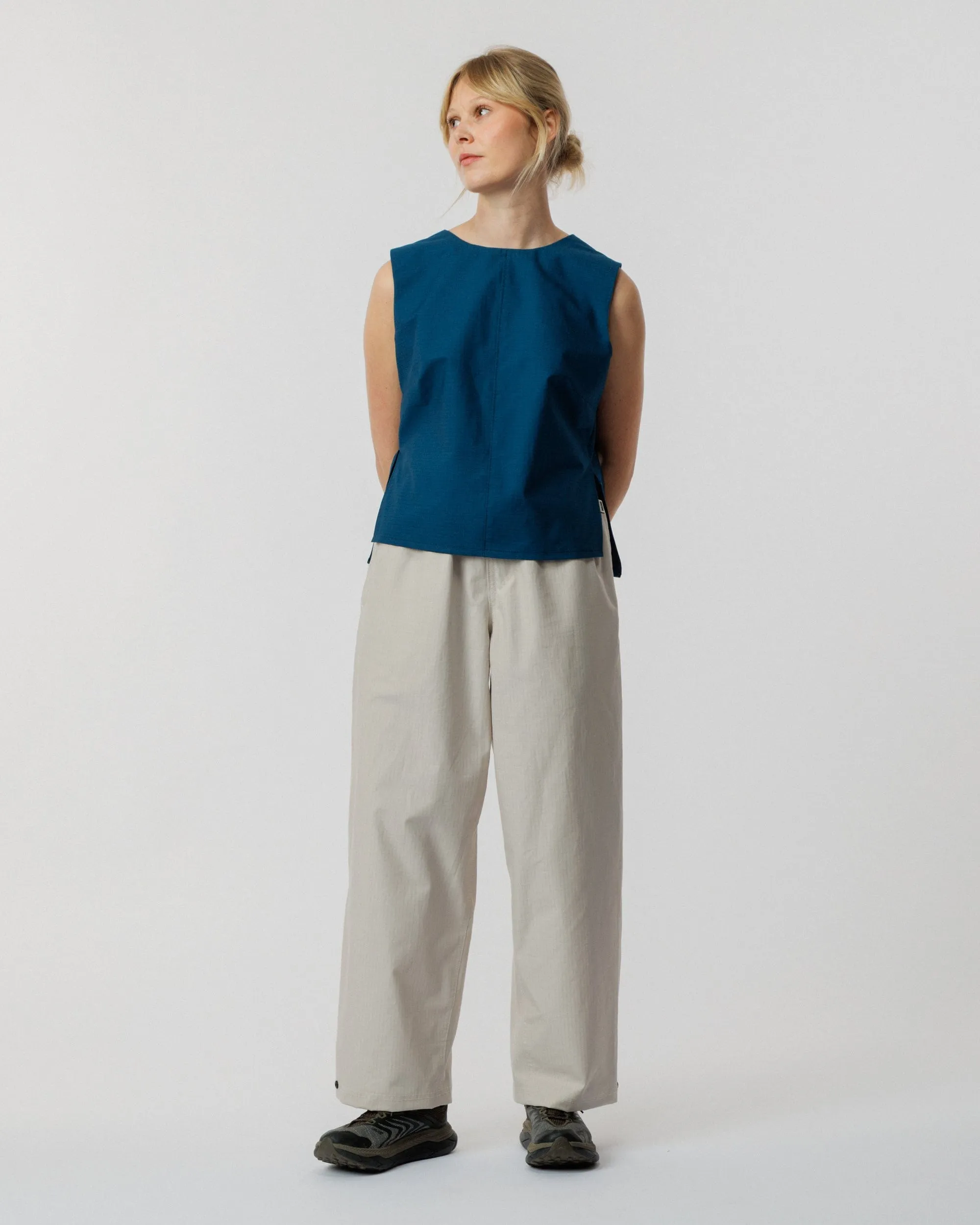 Aimee Ripstop Top - Marine sold by Wawwa product image thumbnail 3