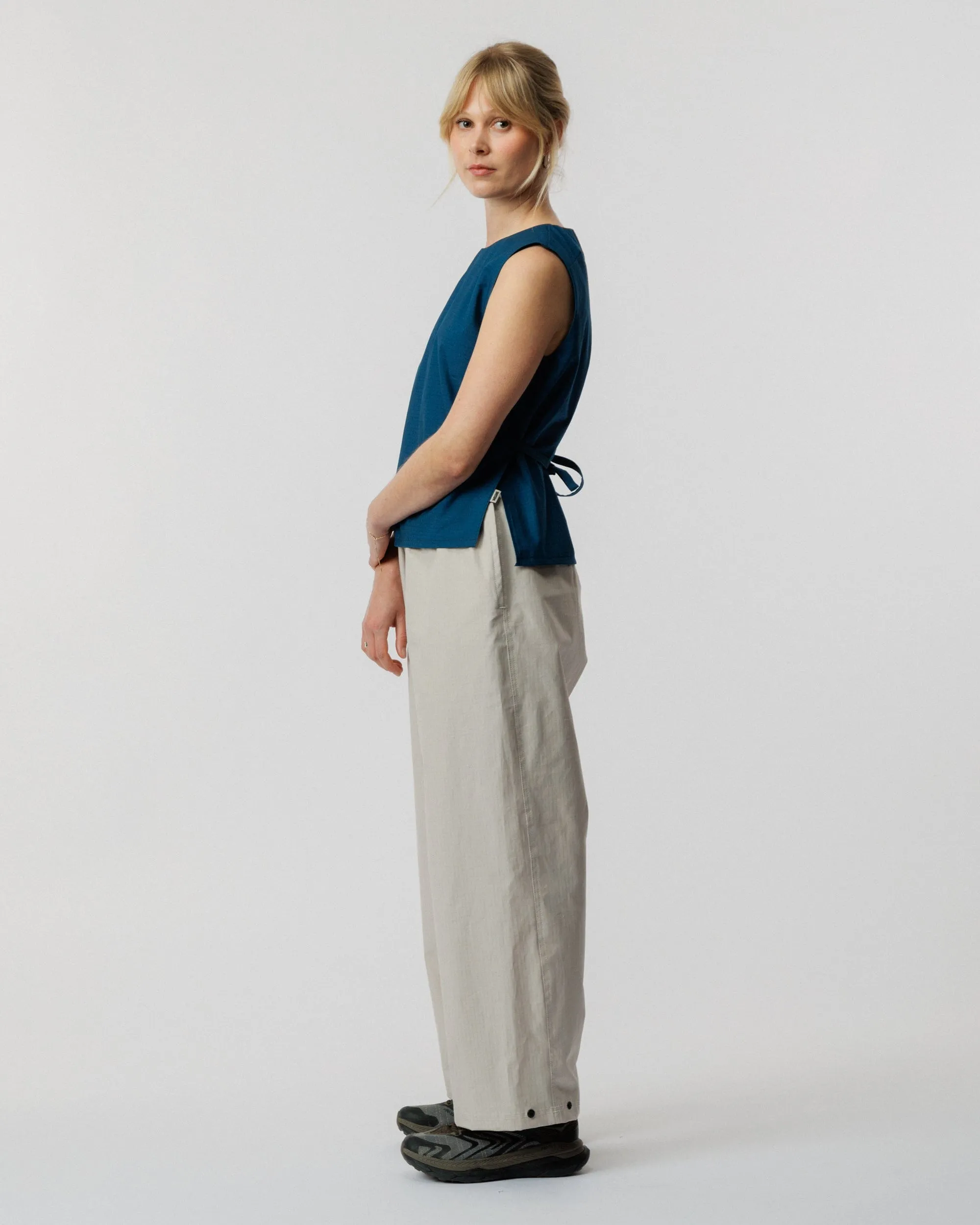 Aimee Ripstop Top - Marine sold by Wawwa
