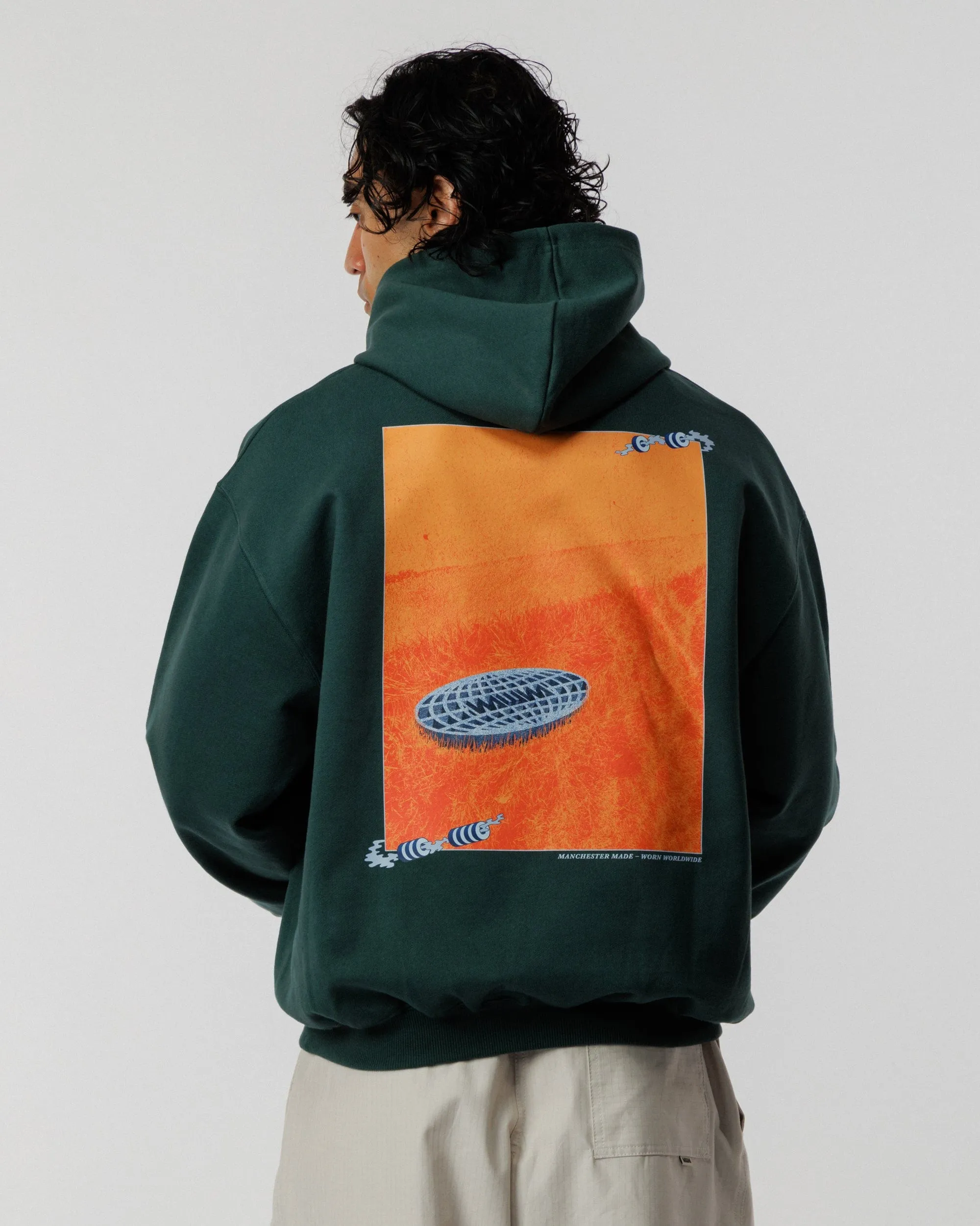 Murmur Hoody - Forest Green sold by Wawwa product image thumbnail 2