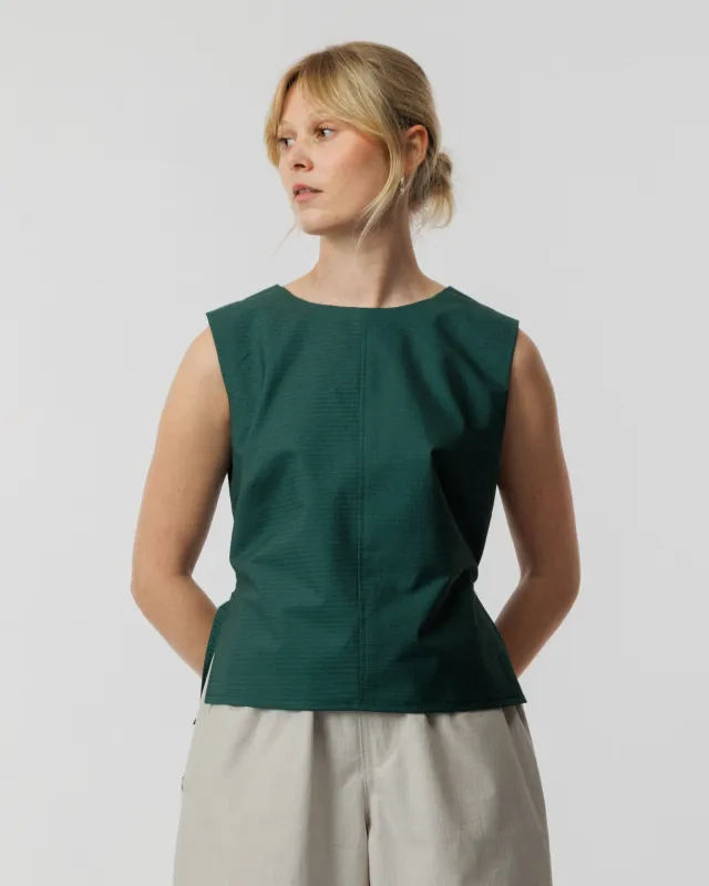 Aimee Ripstop Top- Pine sold by Wawwa
