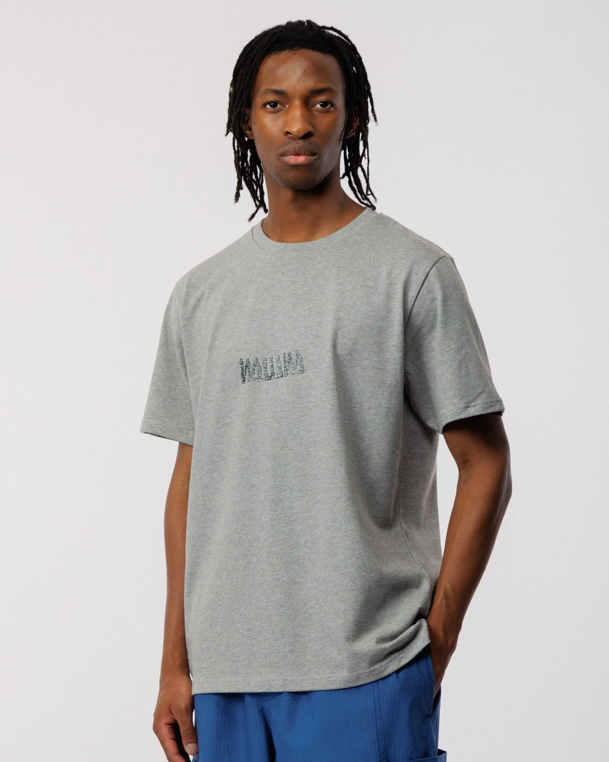 Gemini T-Shirt - Marl Grey sold by Wawwa