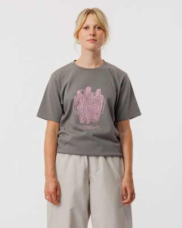 Psyclone T-Shirt - Vintage Grey sold by Wawwa