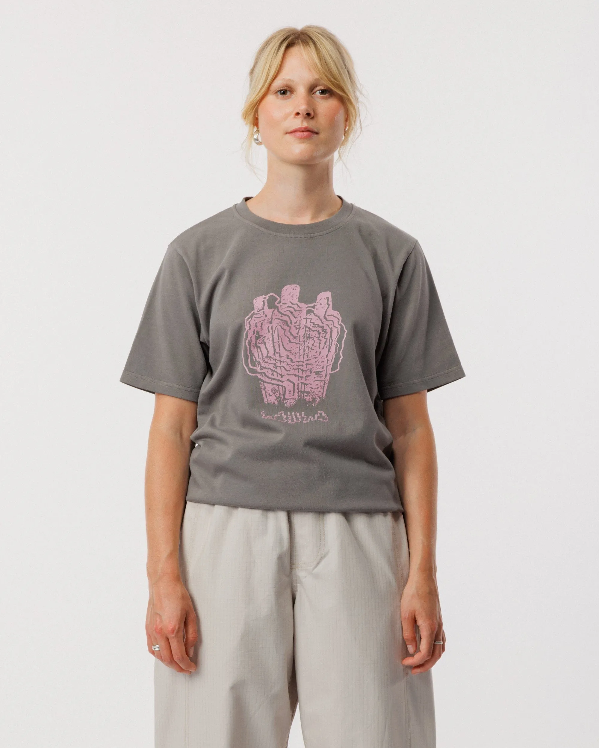 Psyclone T-Shirt - Vintage Grey sold by Wawwa