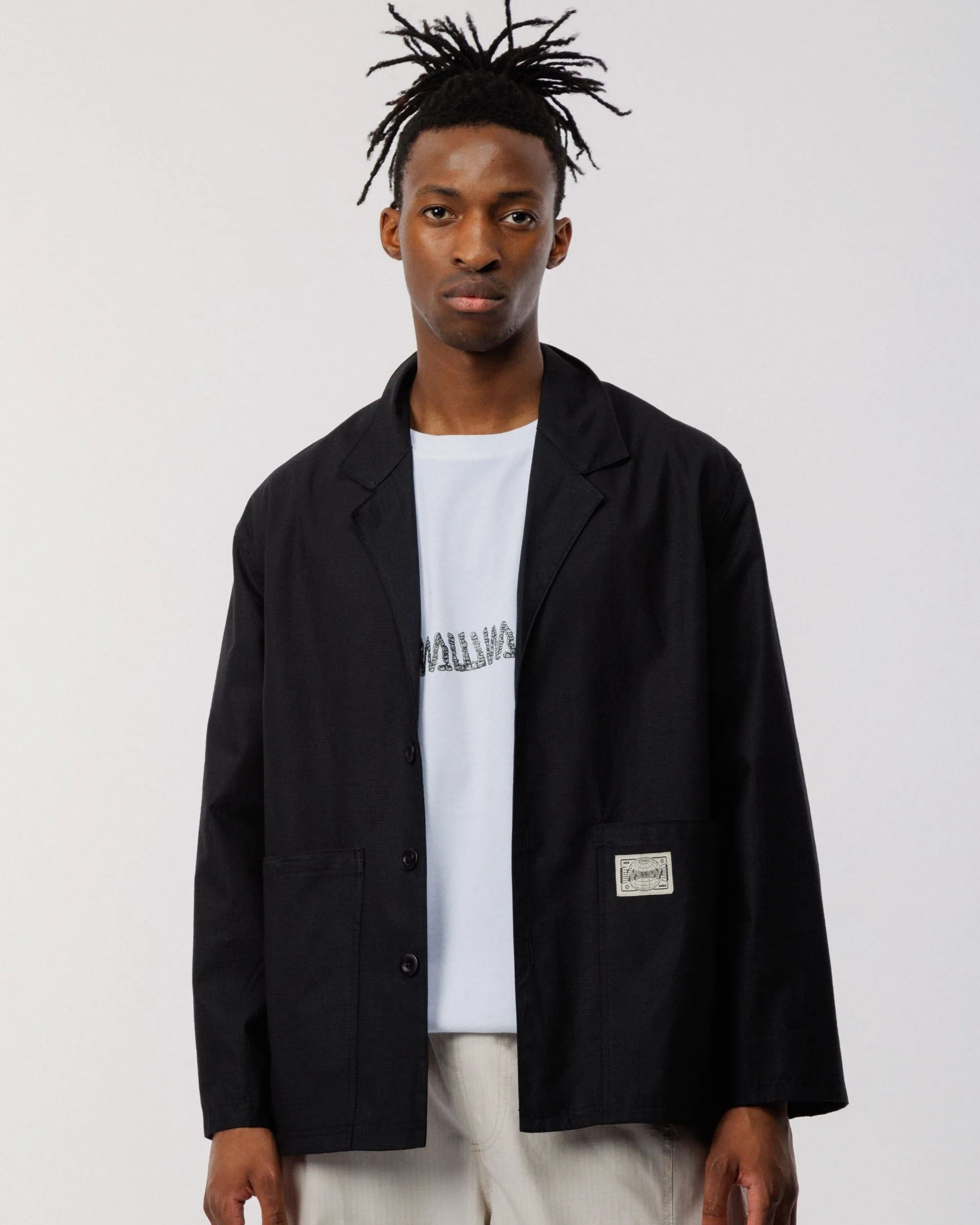 Ripstop Jacket - Black sold by Wawwa