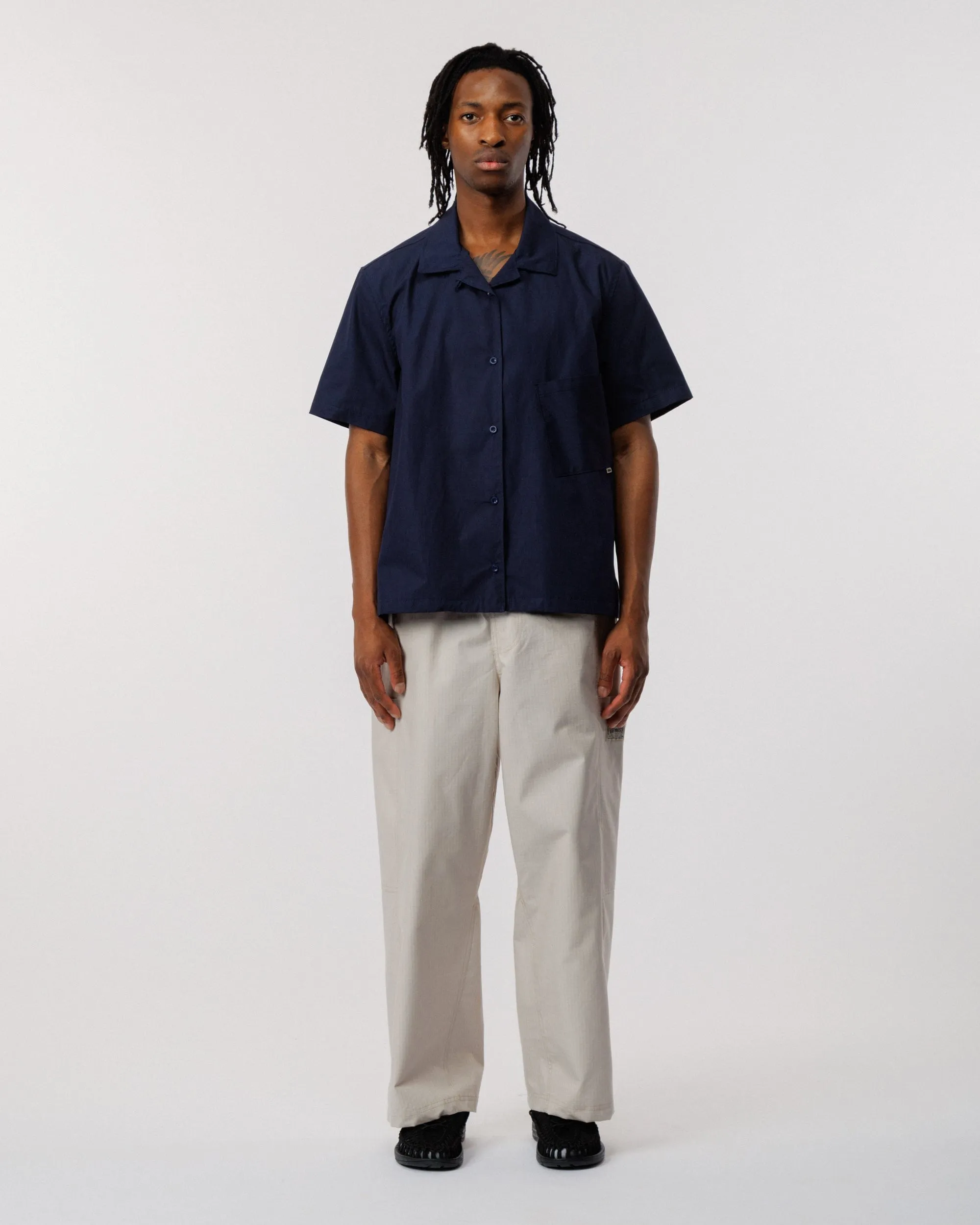 Ezra Shirt - Navy sold by Wawwa product image thumbnail 2