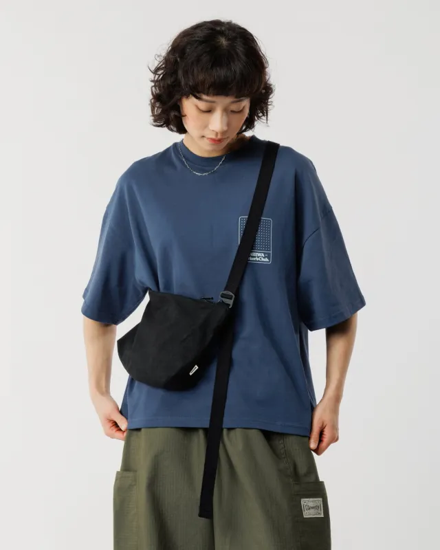 Mini Water Resistant Messenger Bag - Black sold by Wawwa