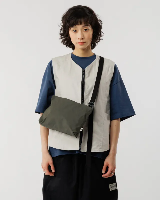 Mini Water Resistant Messenger Bag - Dark Olive sold by Wawwa