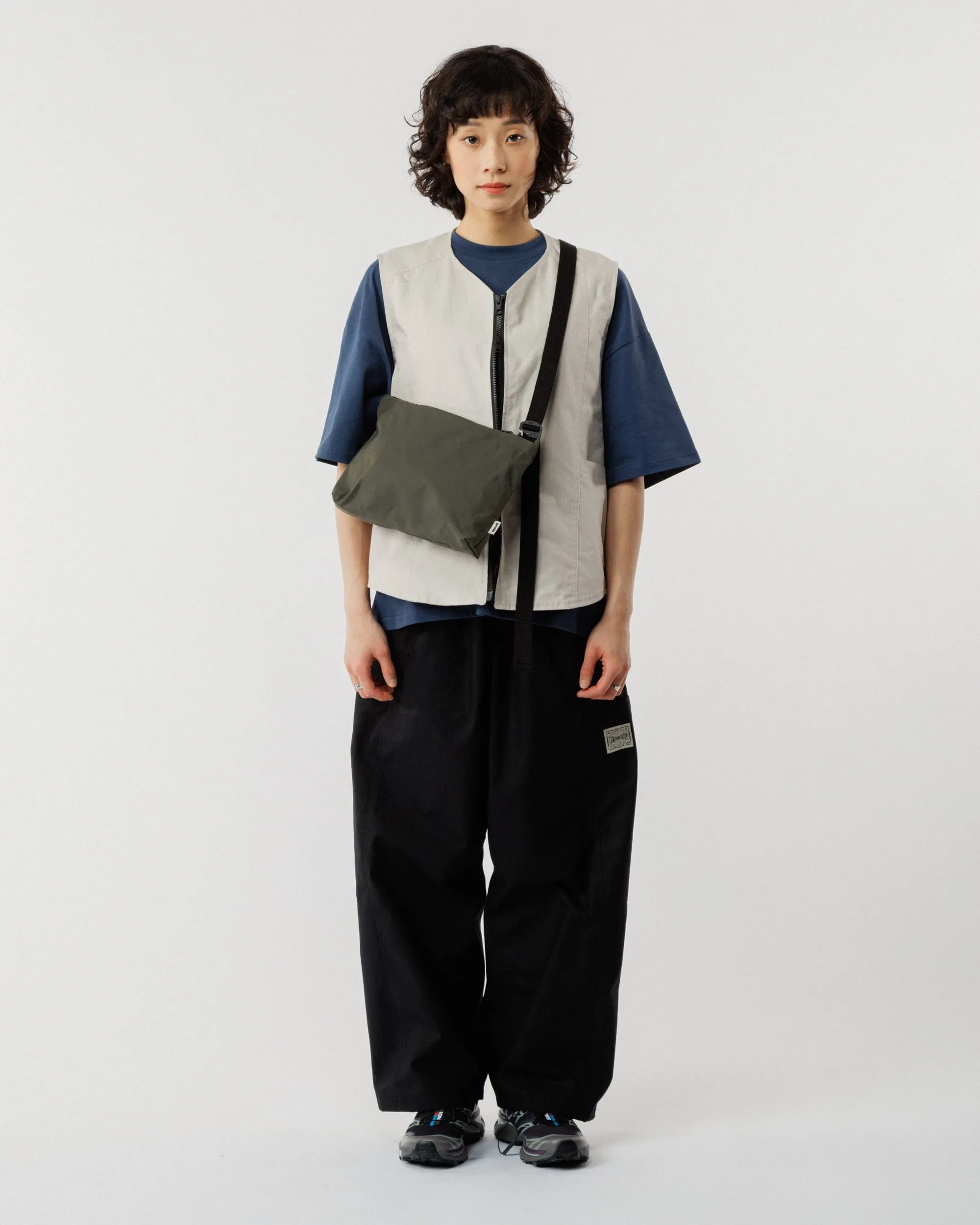 Mini Water Resistant Messenger Bag - Dark Olive sold by Wawwa product image thumbnail 3