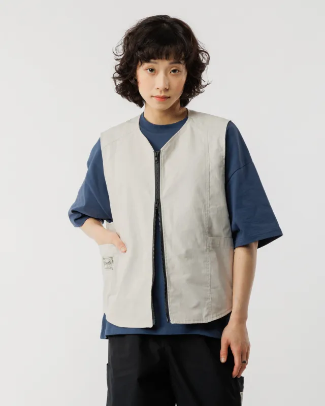 Ripstop Studio Vest - Stone sold by Wawwa
