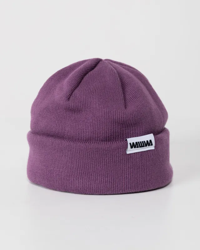 Mill Cotton Beanie - Purple sold by Wawwa