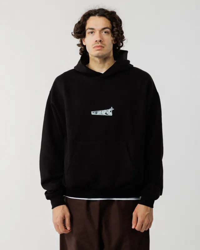 Worldwide Hoody - Black sold by Wawwa