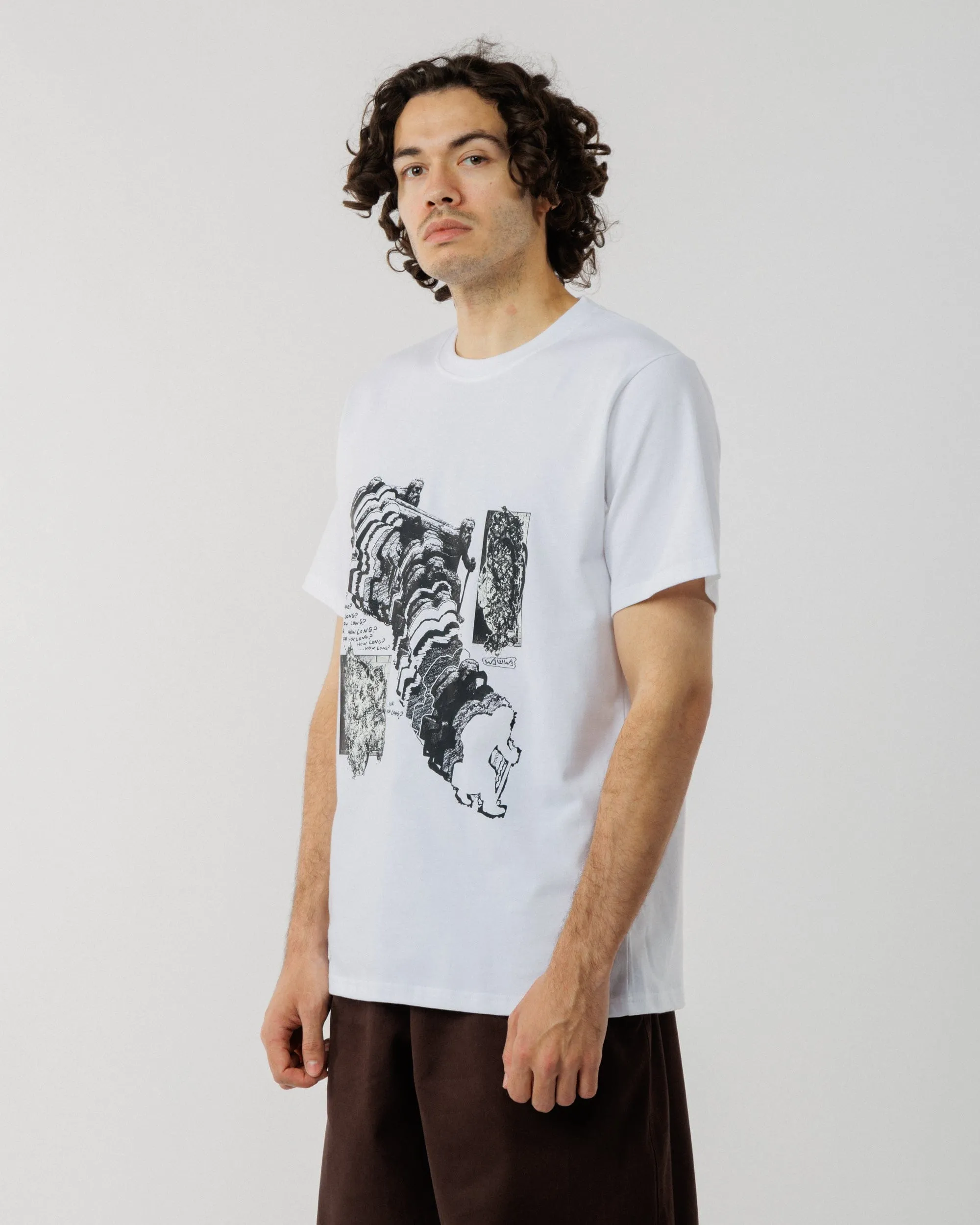 Time Disrupt T-Shirt - White sold by Wawwa product image thumbnail 5