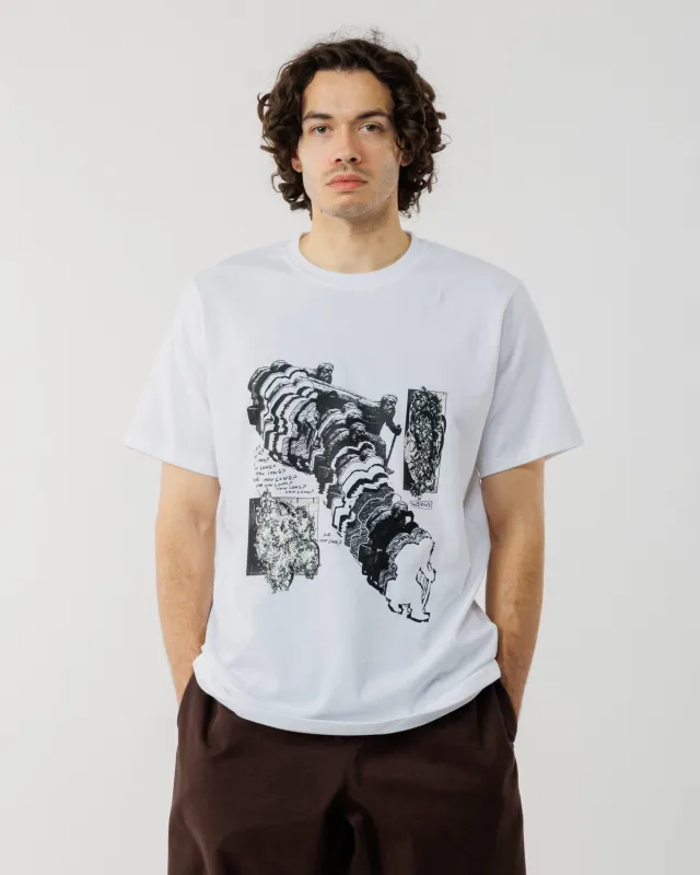 Time Disrupt T-Shirt - White sold by Wawwa