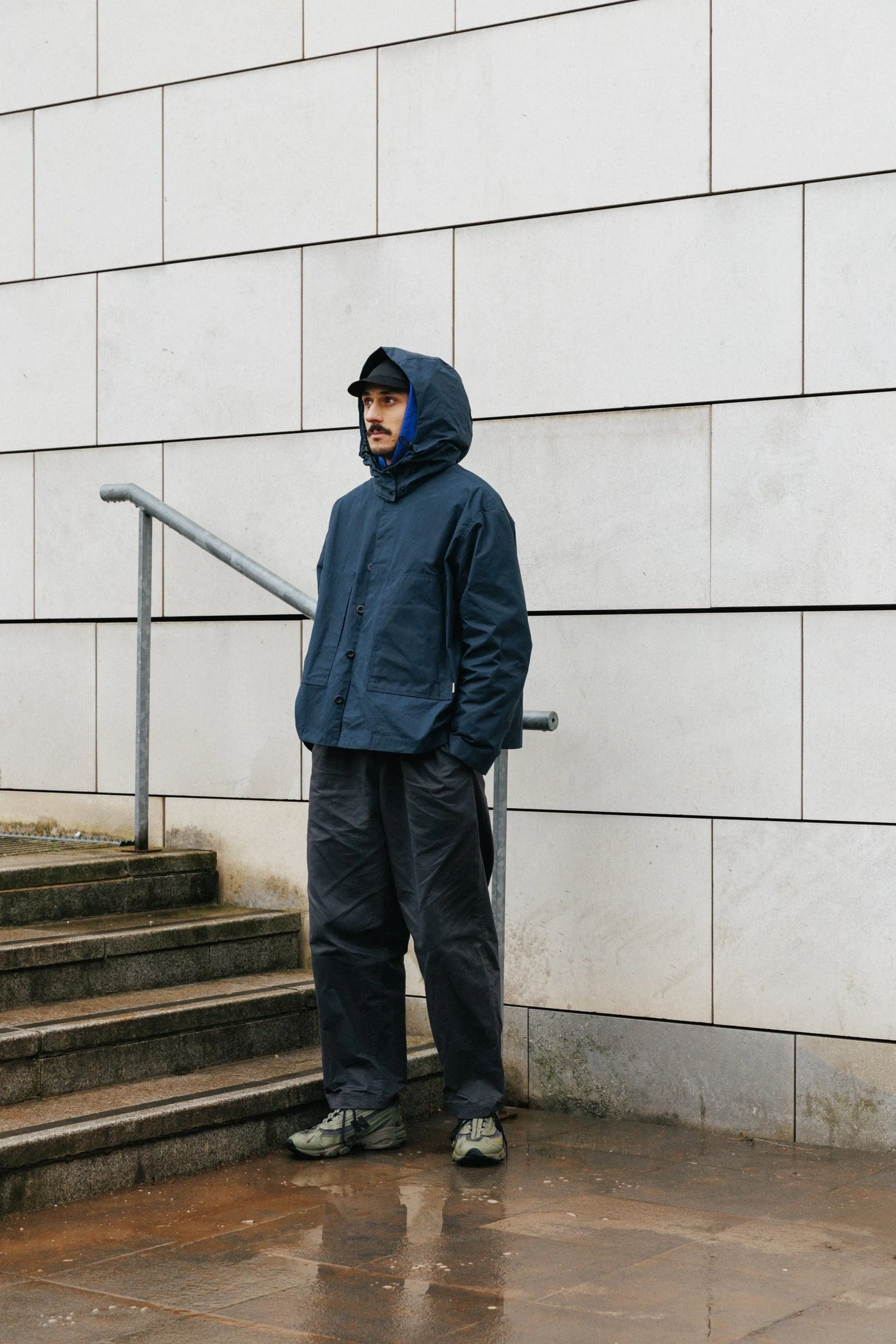 Nell Overshirt & Hood Set - Indigo Blue sold by Wawwa product image thumbnail 5