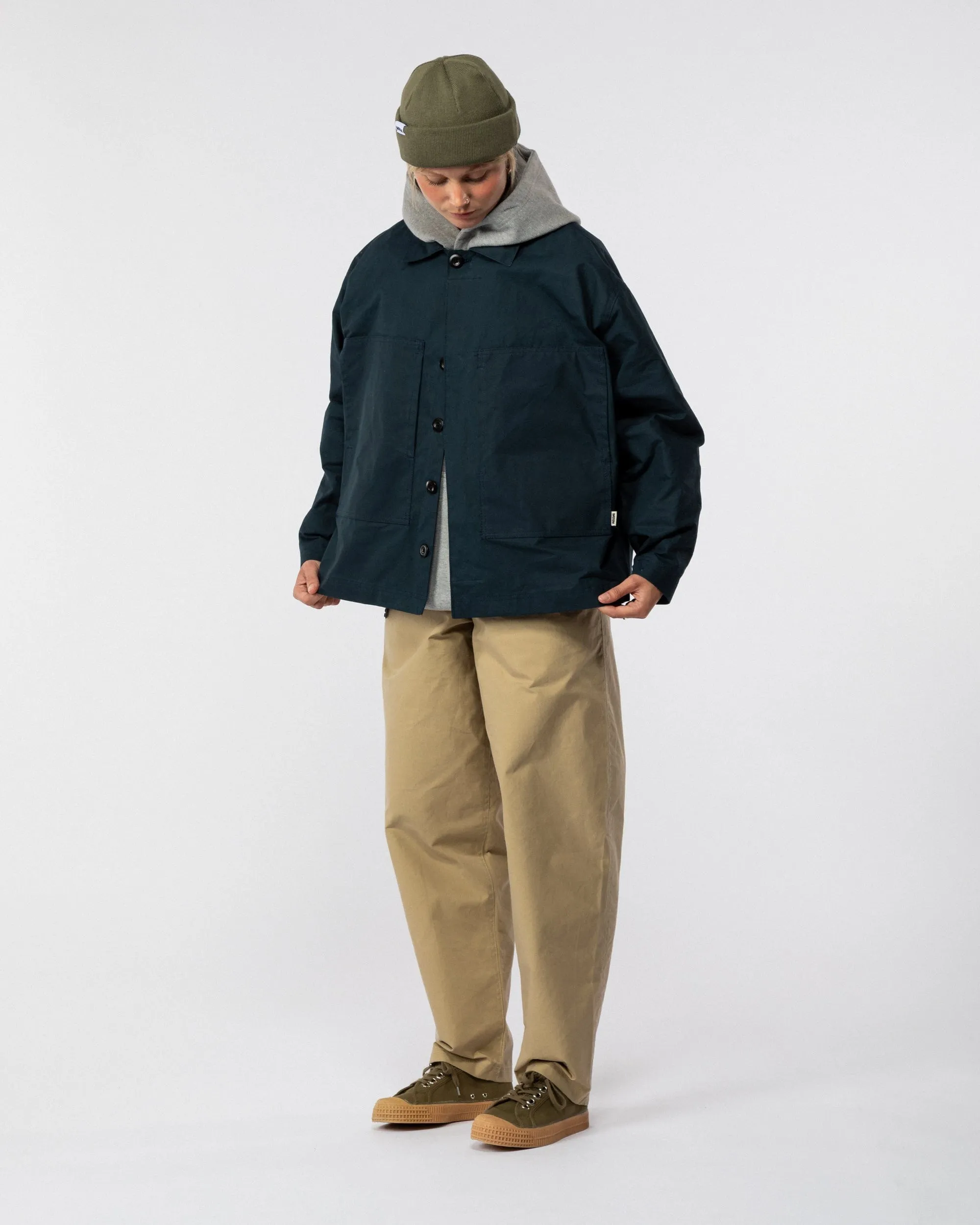 Nell Overshirt & Hood Set - Indigo Blue sold by Wawwa product image thumbnail 3
