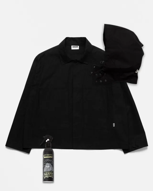 Nell Overshirt & Hood Gift Set - Black sold by Wawwa