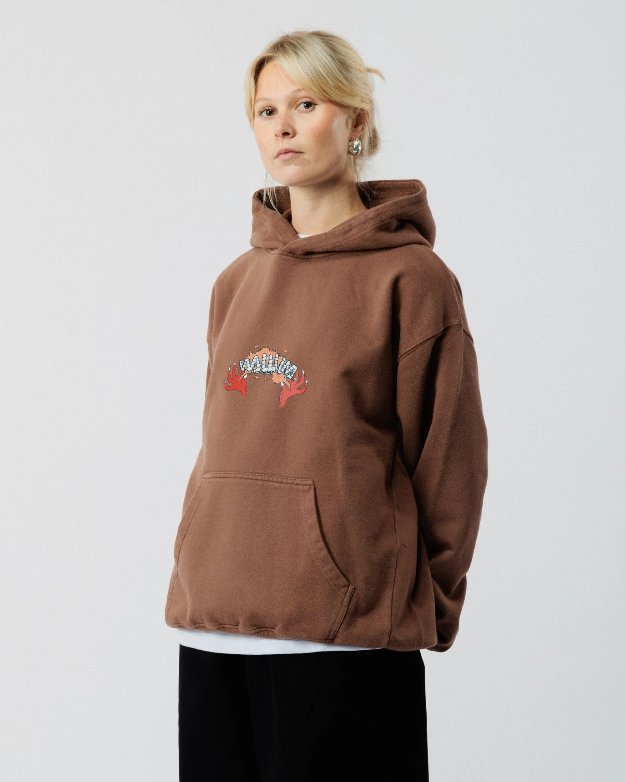 Caster Hoody - Brown sold by Wawwa product image thumbnail 4