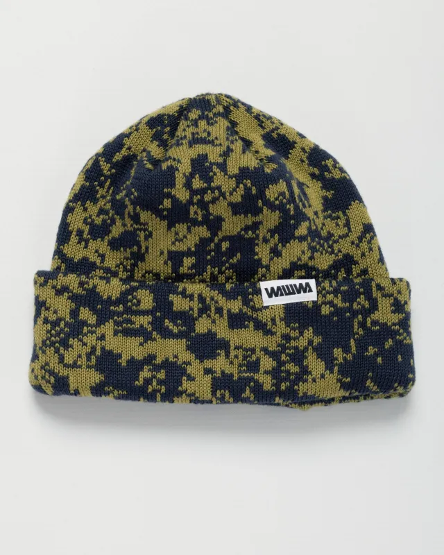 Barley Hat - Khaki & Navy sold by Wawwa