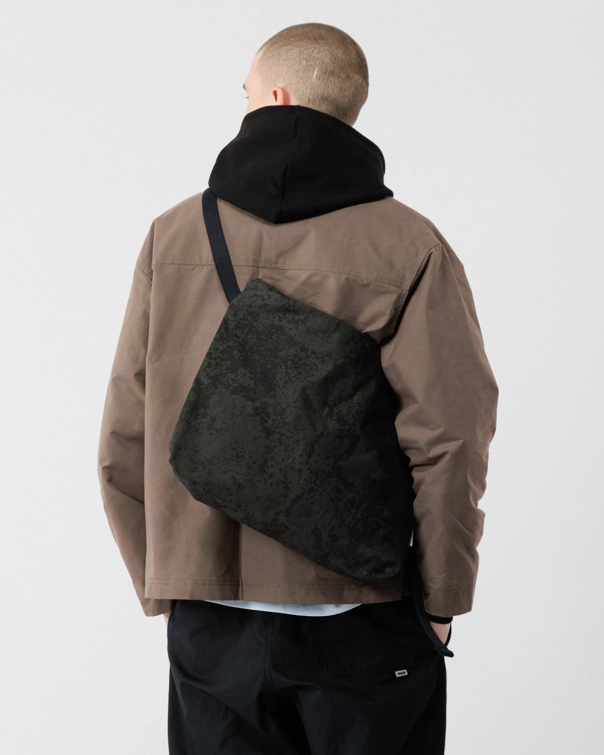 Water Resistant Messenger Bag - Black Ink sold by Wawwa product image thumbnail 3