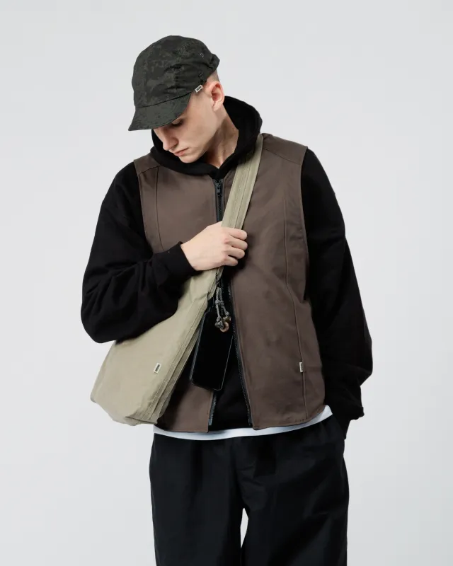 Water Resistant Bar Tack Tote - Stone sold by Wawwa