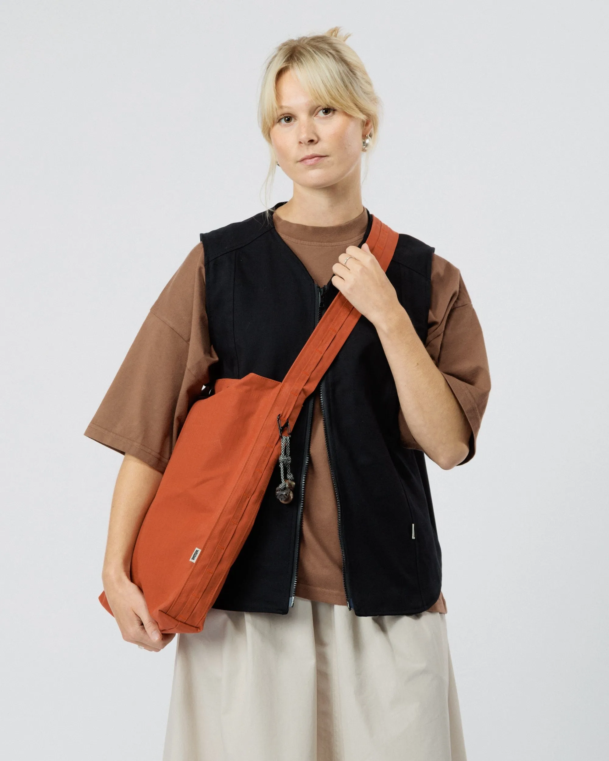 Water Resistant Bar Tack Tote - Biscuit sold by Wawwa