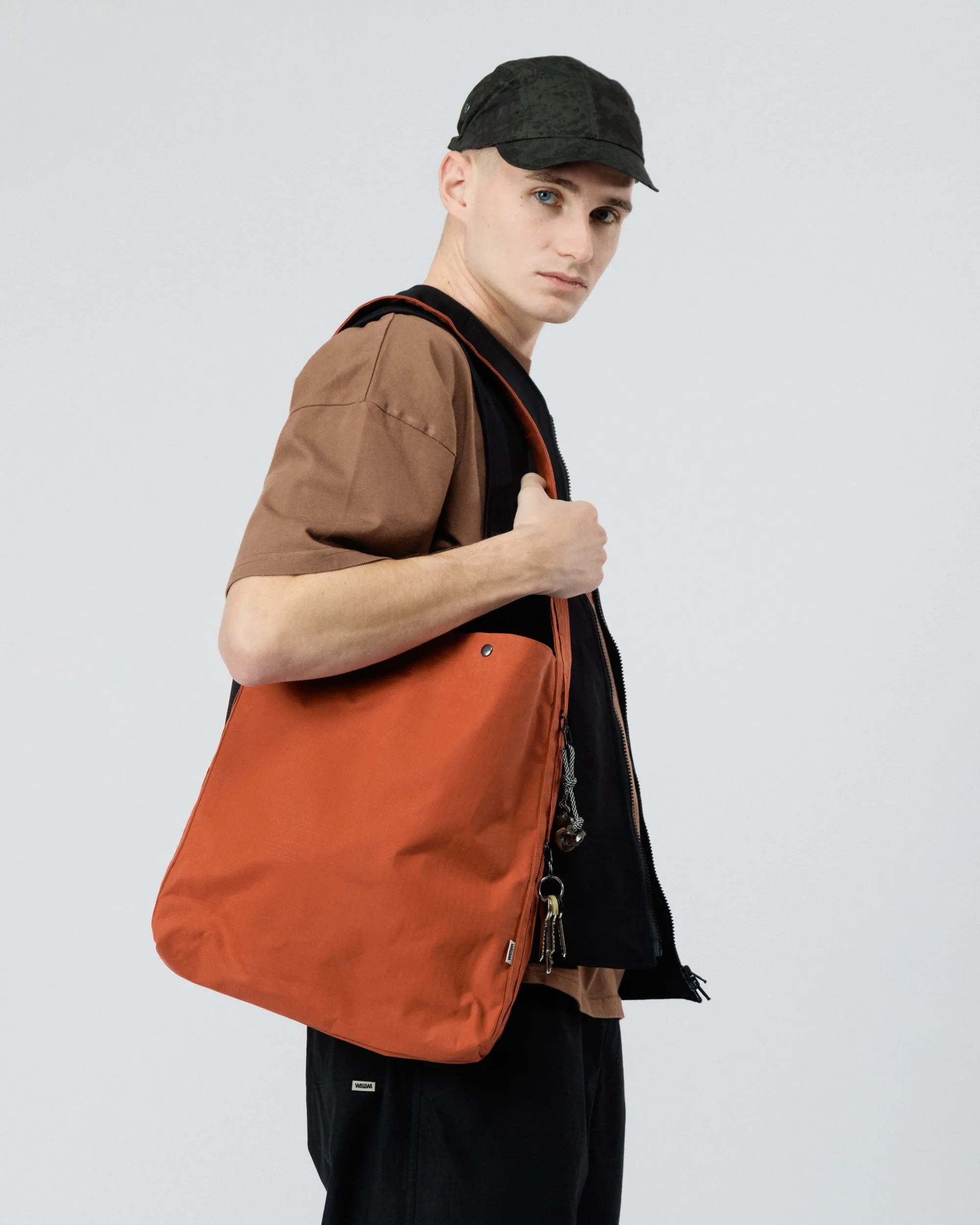 Water Resistant Bar Tack Tote - Biscuit sold by Wawwa product image thumbnail 5