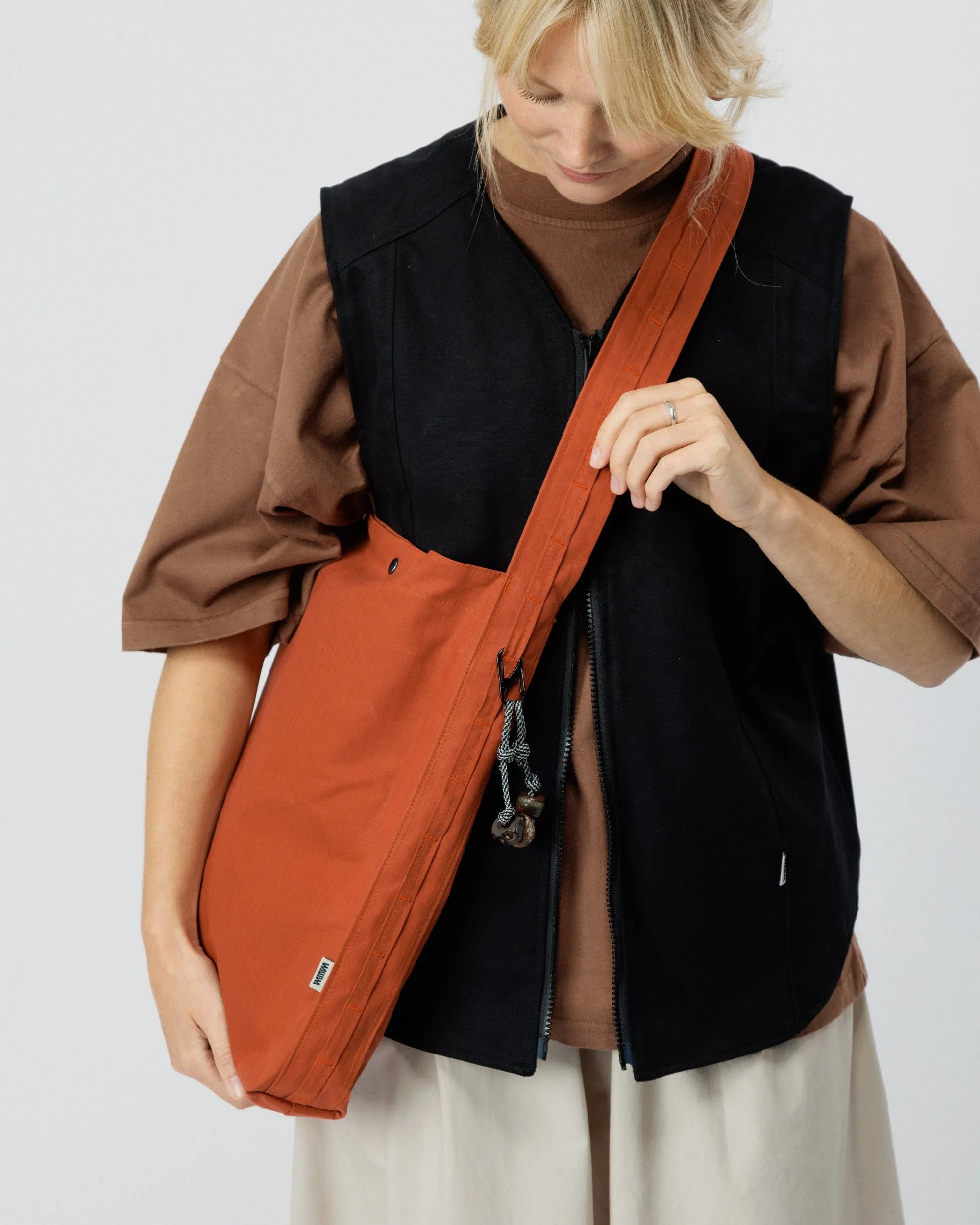 Water Resistant Bar Tack Tote - Biscuit sold by Wawwa product image thumbnail 4