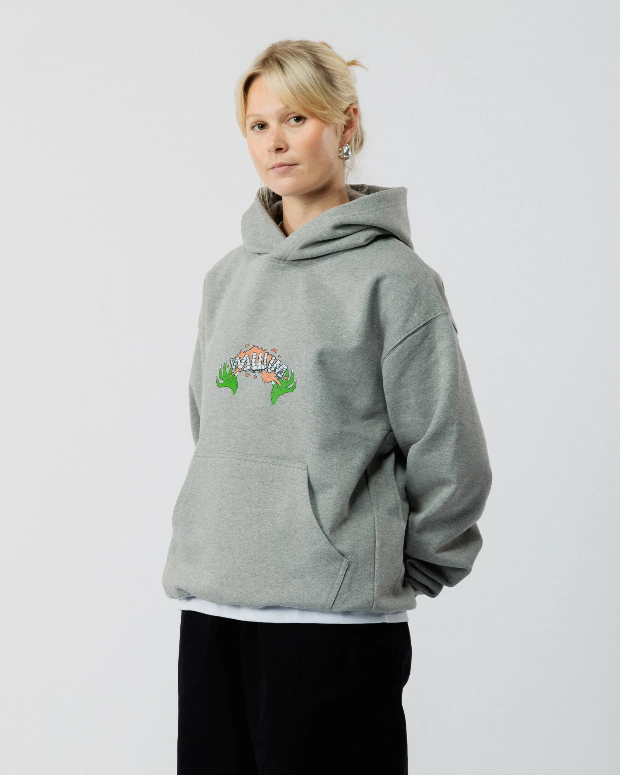 Caster Hoody - Grey Marl sold by Wawwa product image thumbnail 4