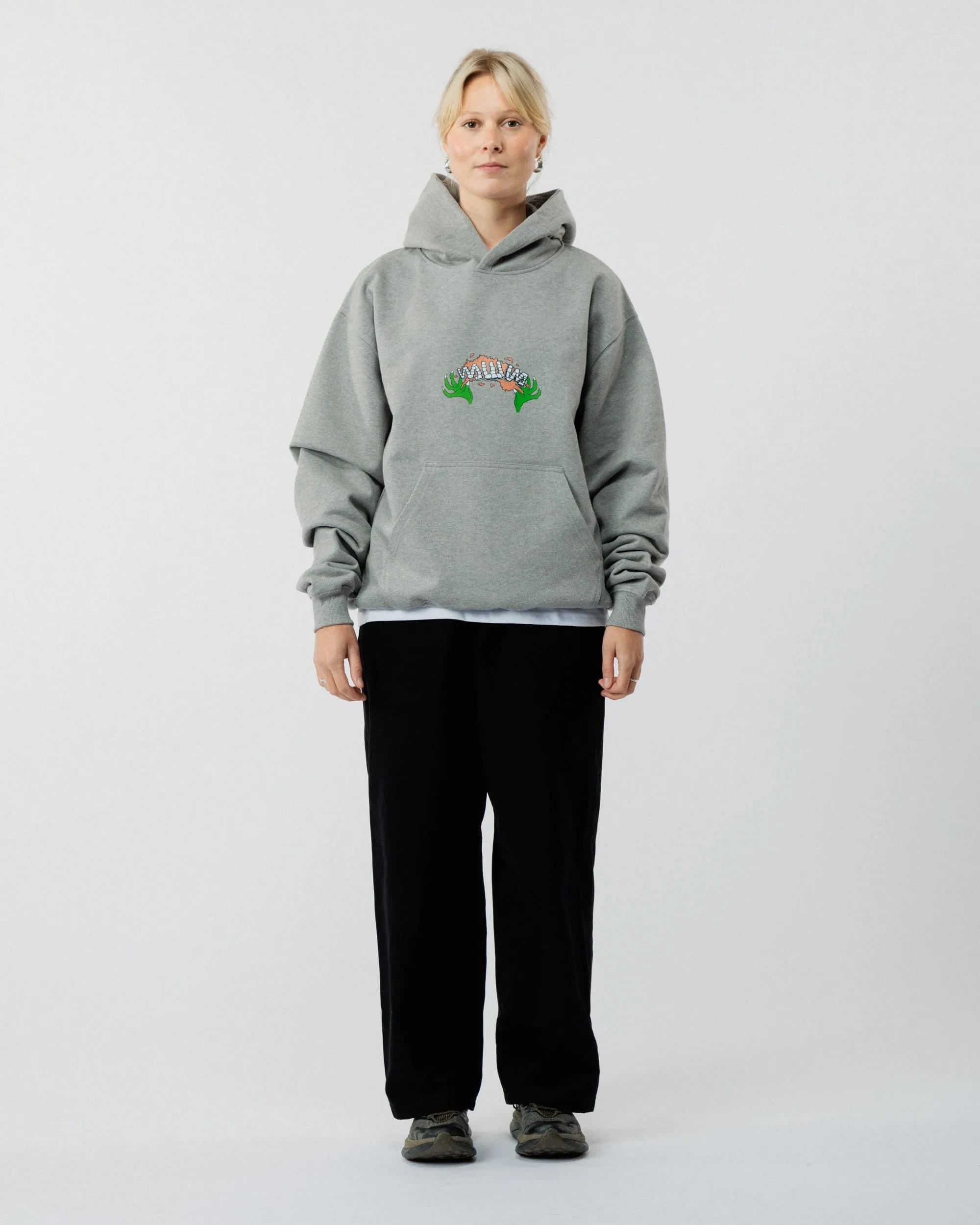 Caster Hoody - Grey Marl sold by Wawwa product image thumbnail 5