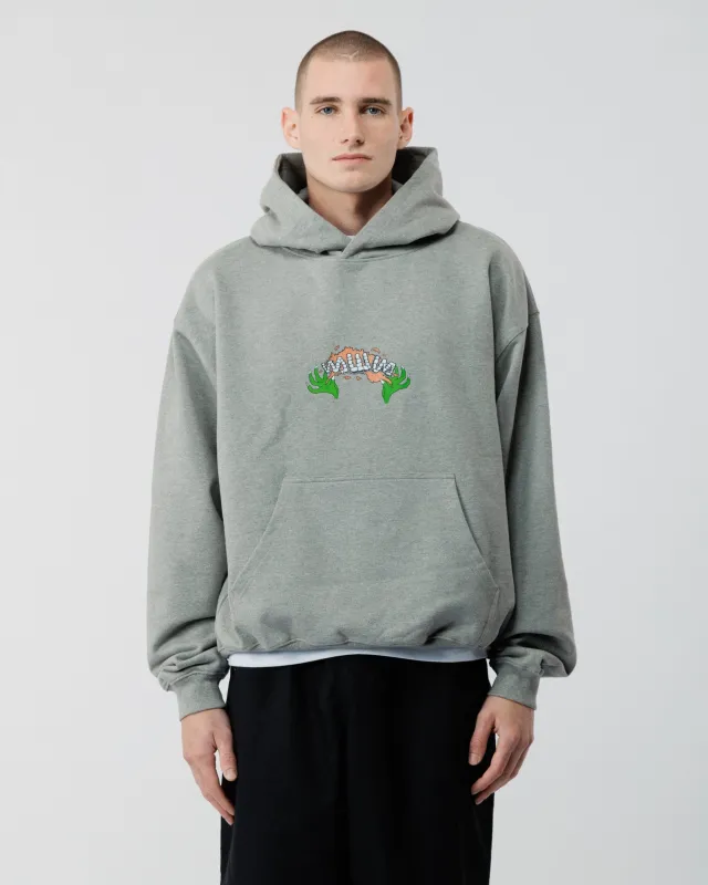 Caster Hoody - Grey Marl sold by Wawwa