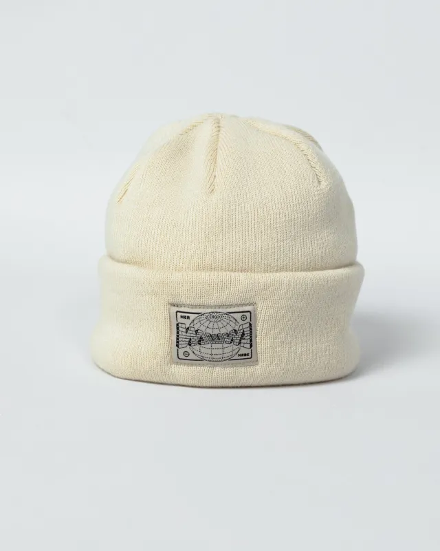 Studio Worker's Beanie - Natural sold by Wawwa