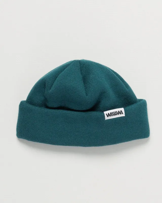 Mill Cotton Beanie - Teal sold by Wawwa