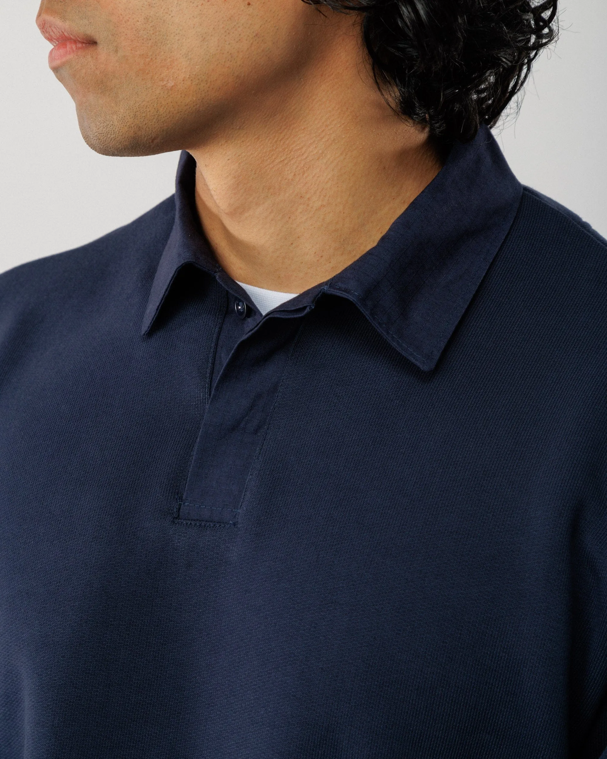 Ellis Rugby Sweatshirt - Navy sold by Wawwa product image thumbnail 3