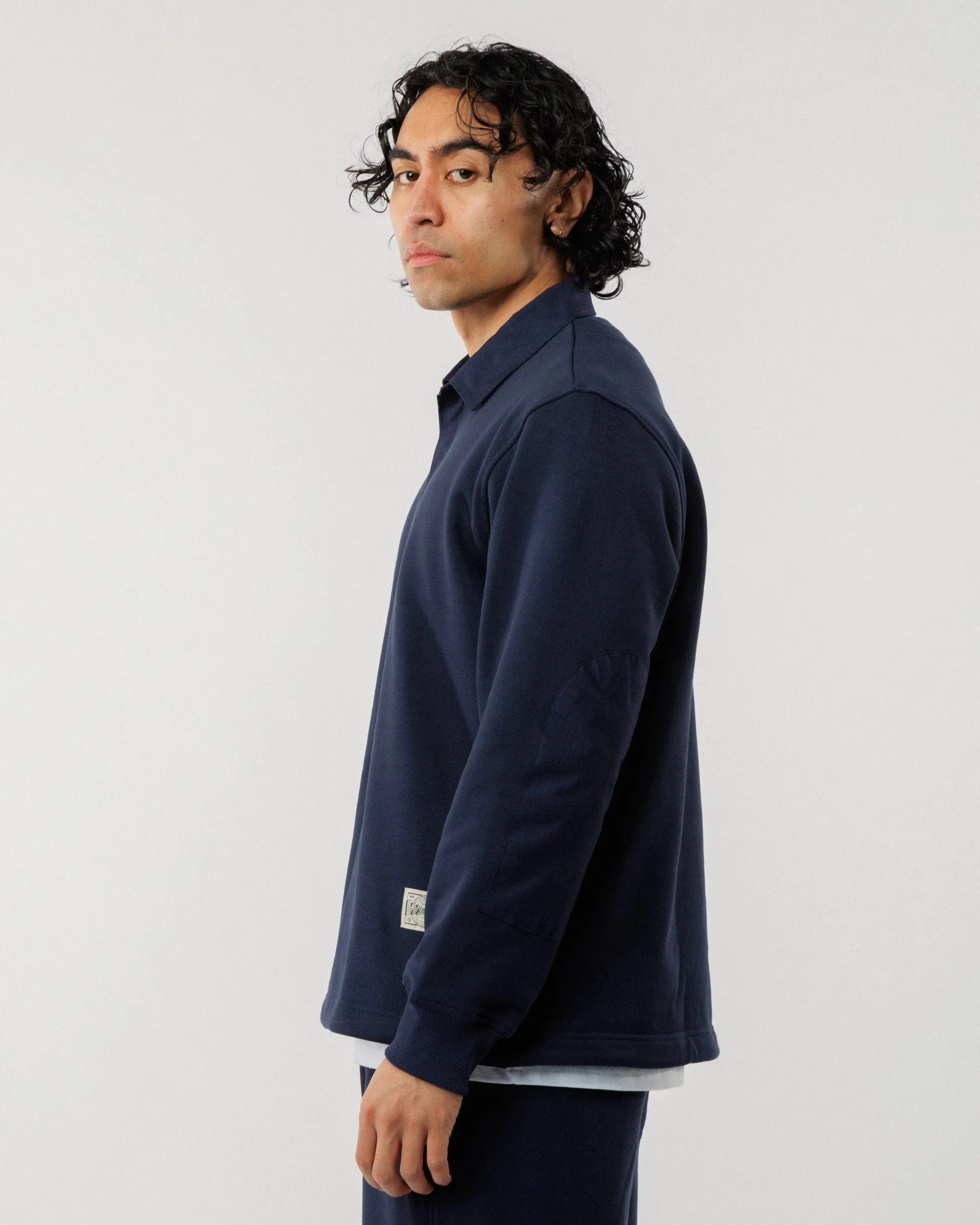 Ellis Rugby Sweatshirt - Navy sold by Wawwa product image thumbnail 4