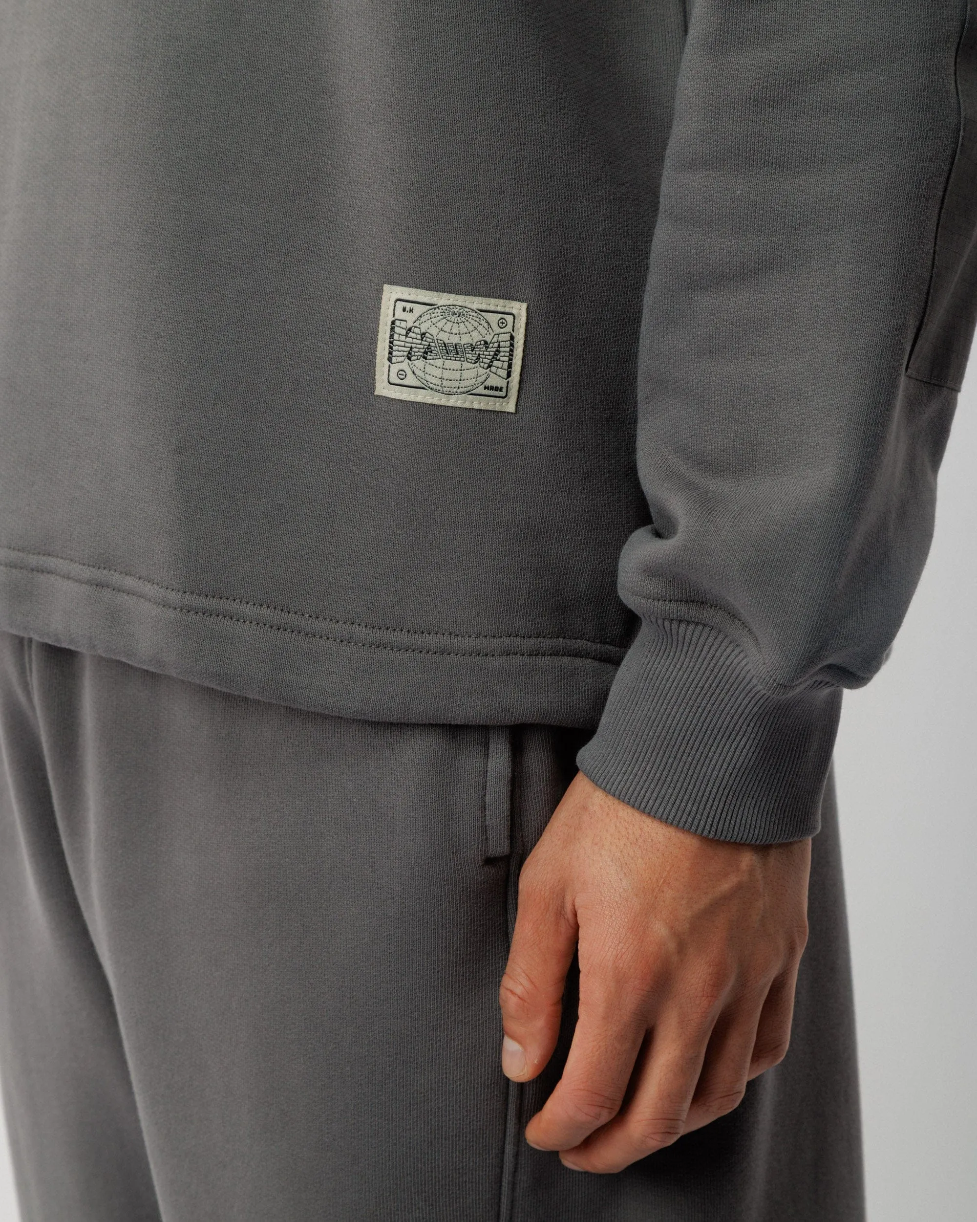 Ellis Rugby Sweatshirt - Slate sold by Wawwa product image thumbnail 5