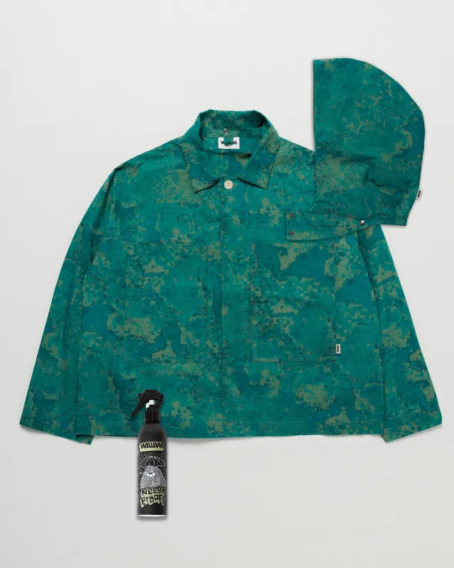 Nell Overshirt & Hood Set - Blue Ink sold by Wawwa