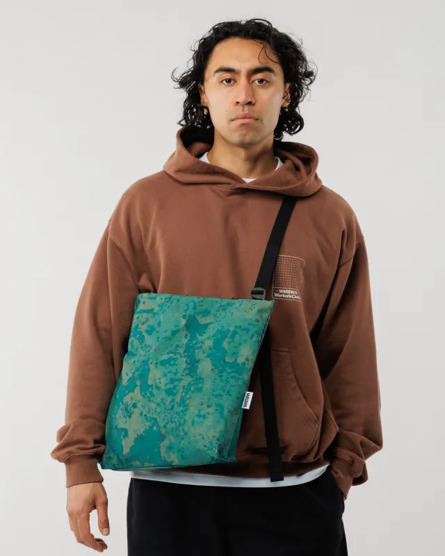 Water Resistant Messenger Bag - Blue Ink sold by Wawwa