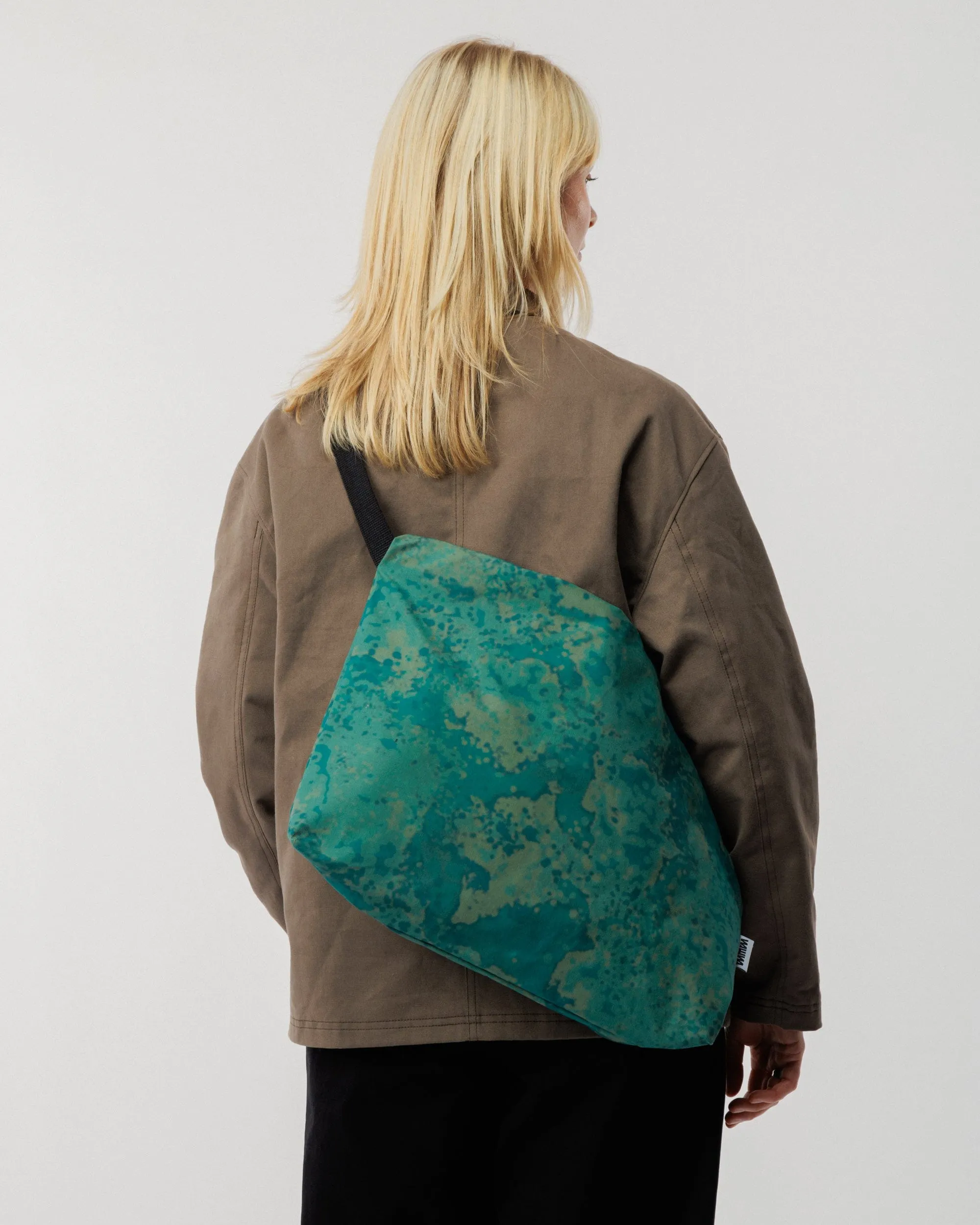 Water Resistant Messenger Bag - Blue Ink sold by Wawwa product image thumbnail 4