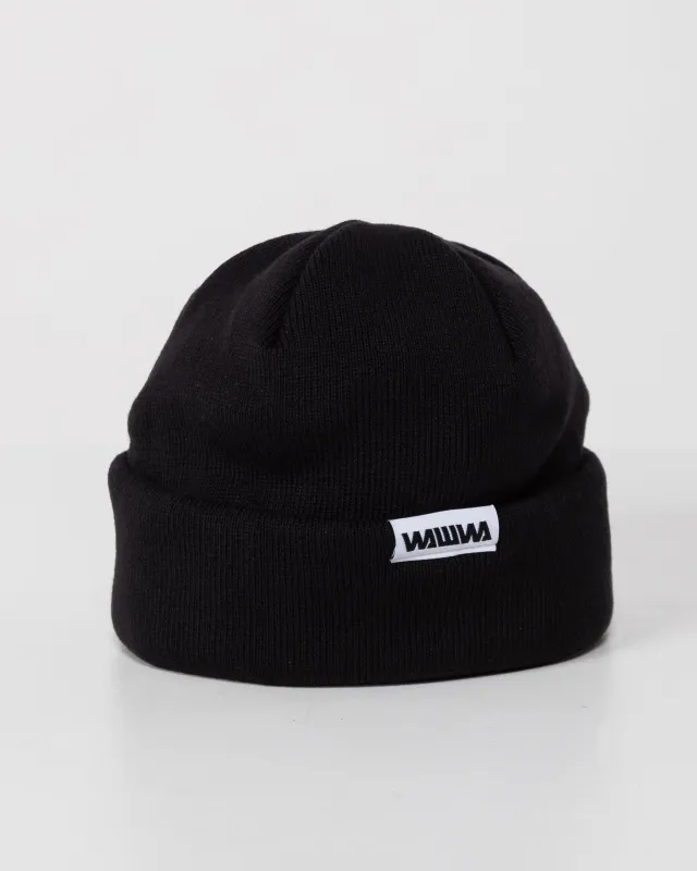 Mill Cotton Beanie - Black sold by Wawwa