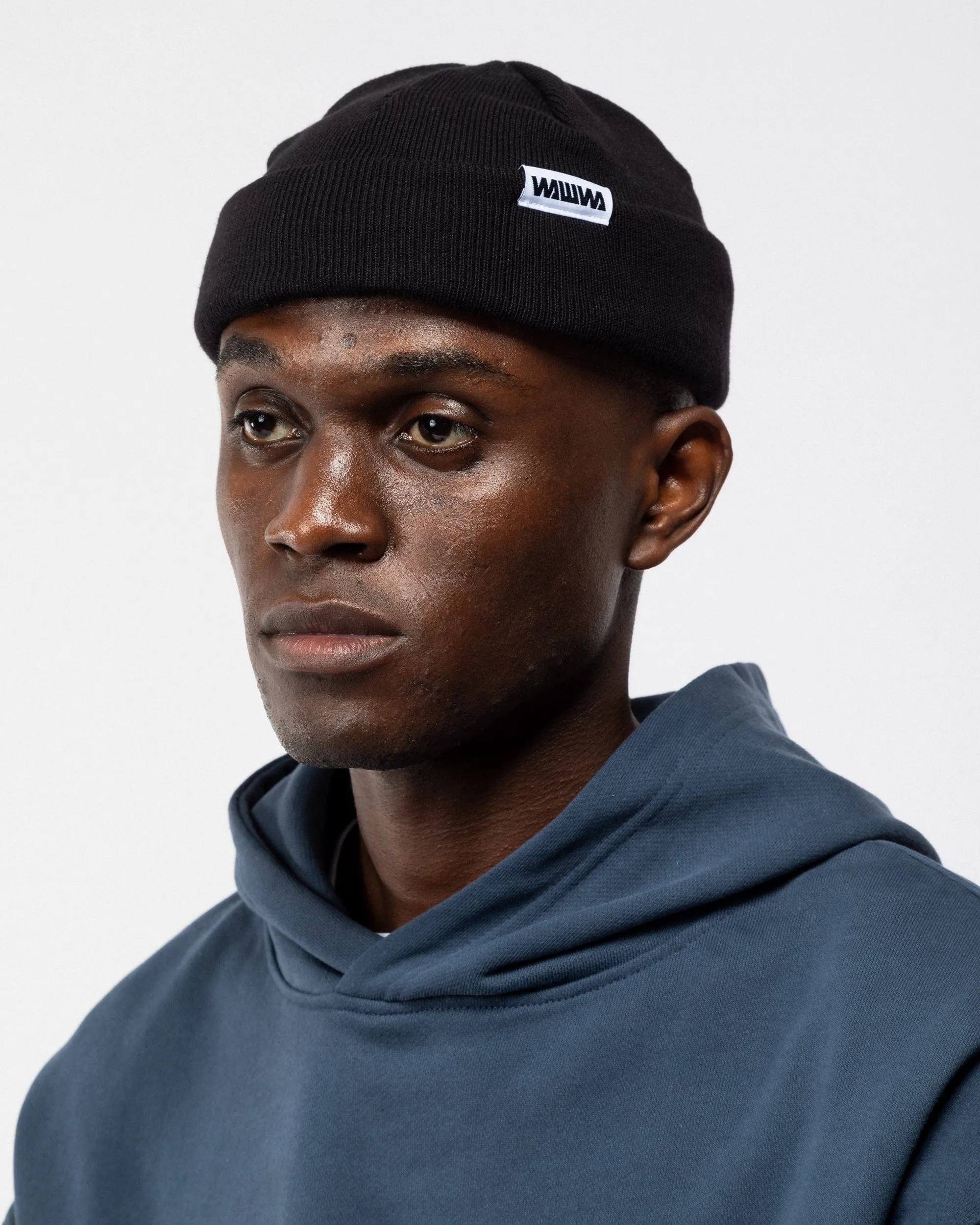 Mill Cotton Beanie - Black sold by Wawwa product image thumbnail 3