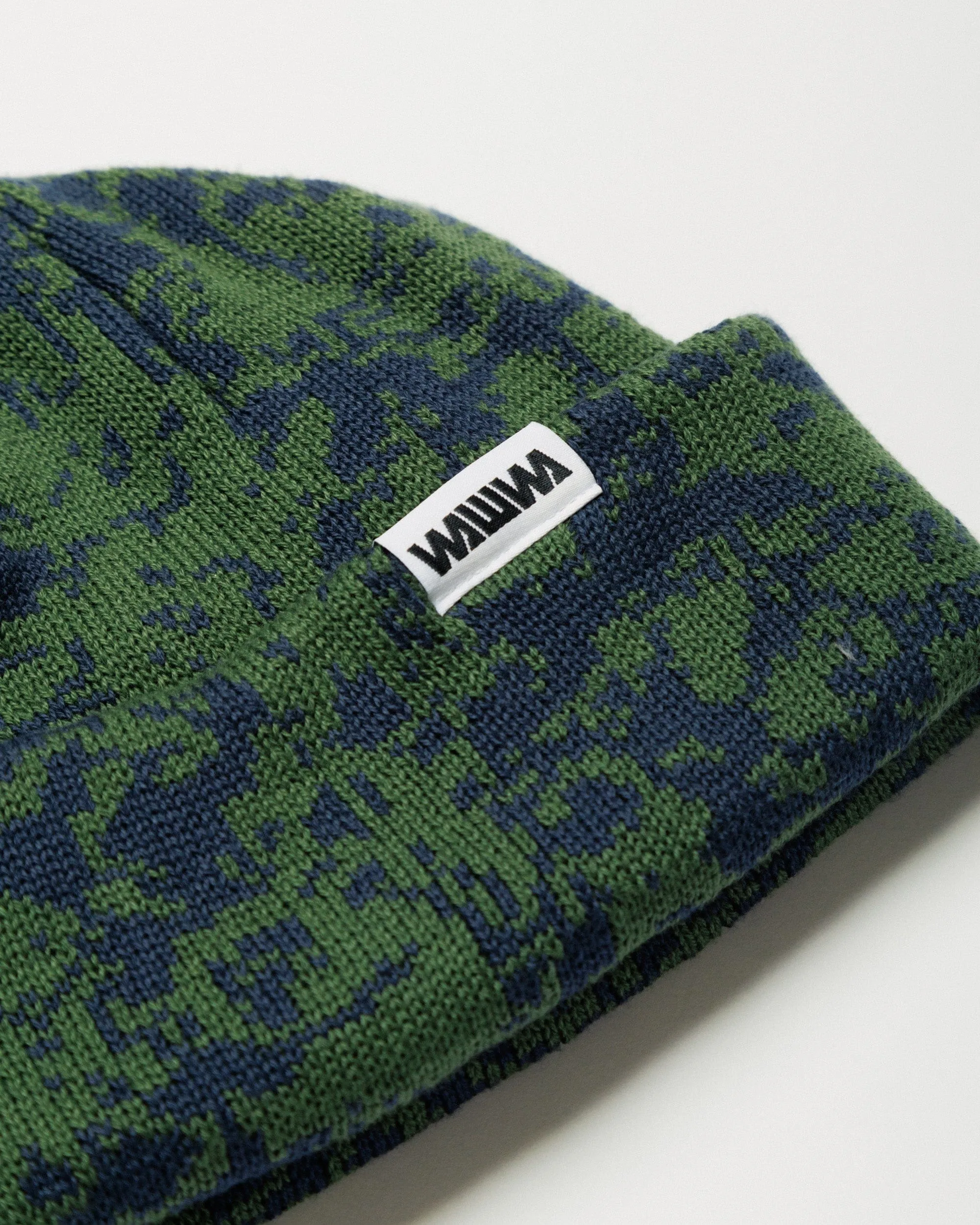 Barley Hat - Dark Green & Navy sold by Wawwa product image thumbnail 4