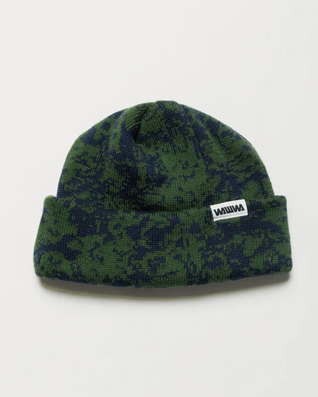 Barley Hat - Dark Green & Navy sold by Wawwa