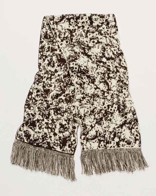 Barley Scarf - Brown & Natural sold by Wawwa