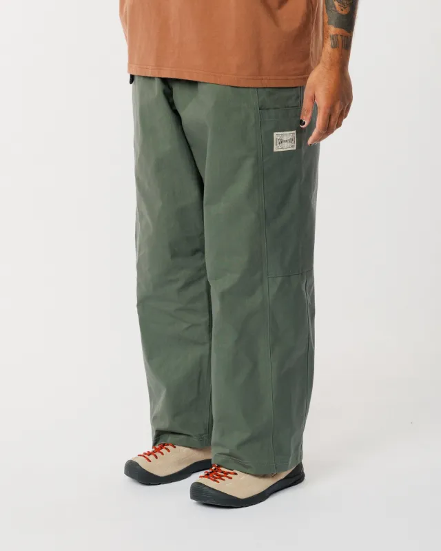 Dry Wax Studio Pant - Mineral Green sold by Wawwa