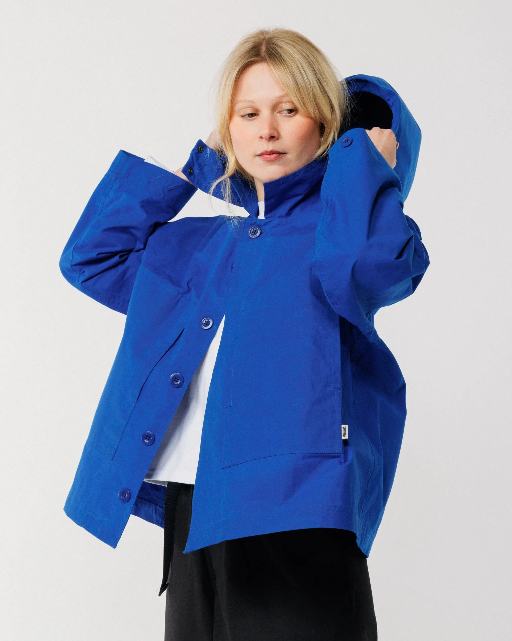 Nell Overshirt & Hood Set - Cobalt Blue sold by Wawwa product image thumbnail 2