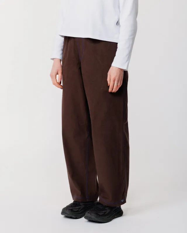 Zama Pant - Brown/Cobalt Contrast sold by Wawwa