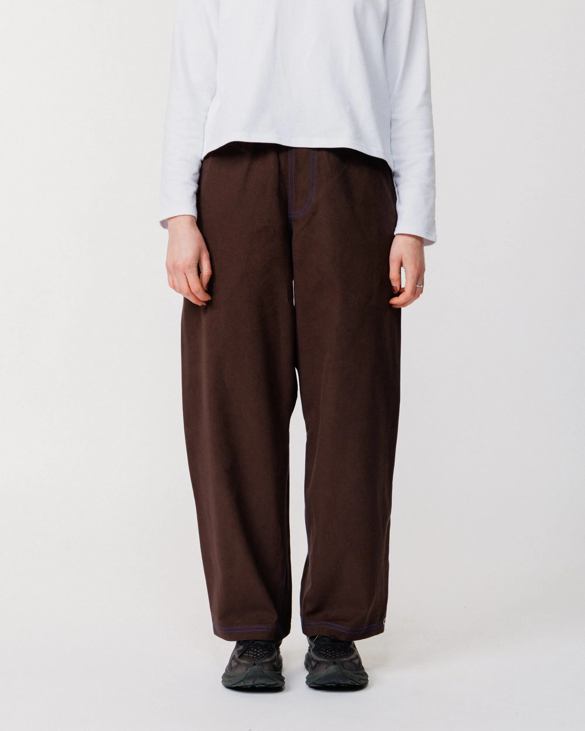Zama Pant - Brown/Cobalt Contrast sold by Wawwa product image thumbnail 3
