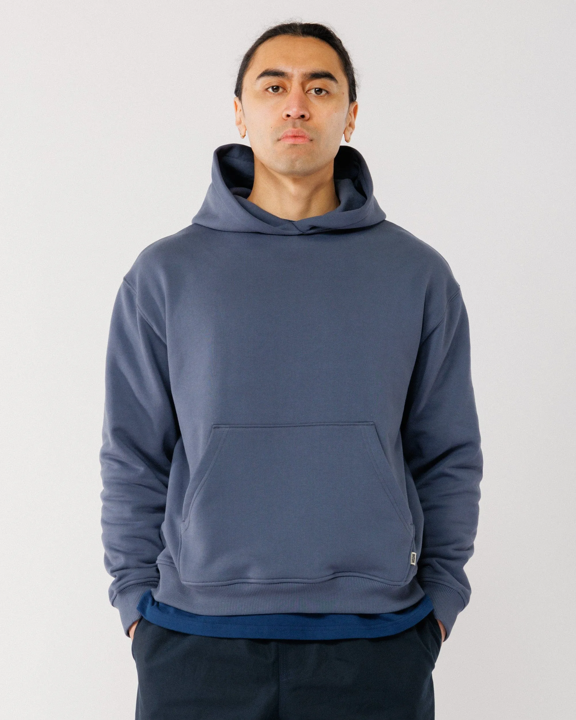 520 Organic Hoody - Washed Blue sold by Wawwa product image thumbnail 2