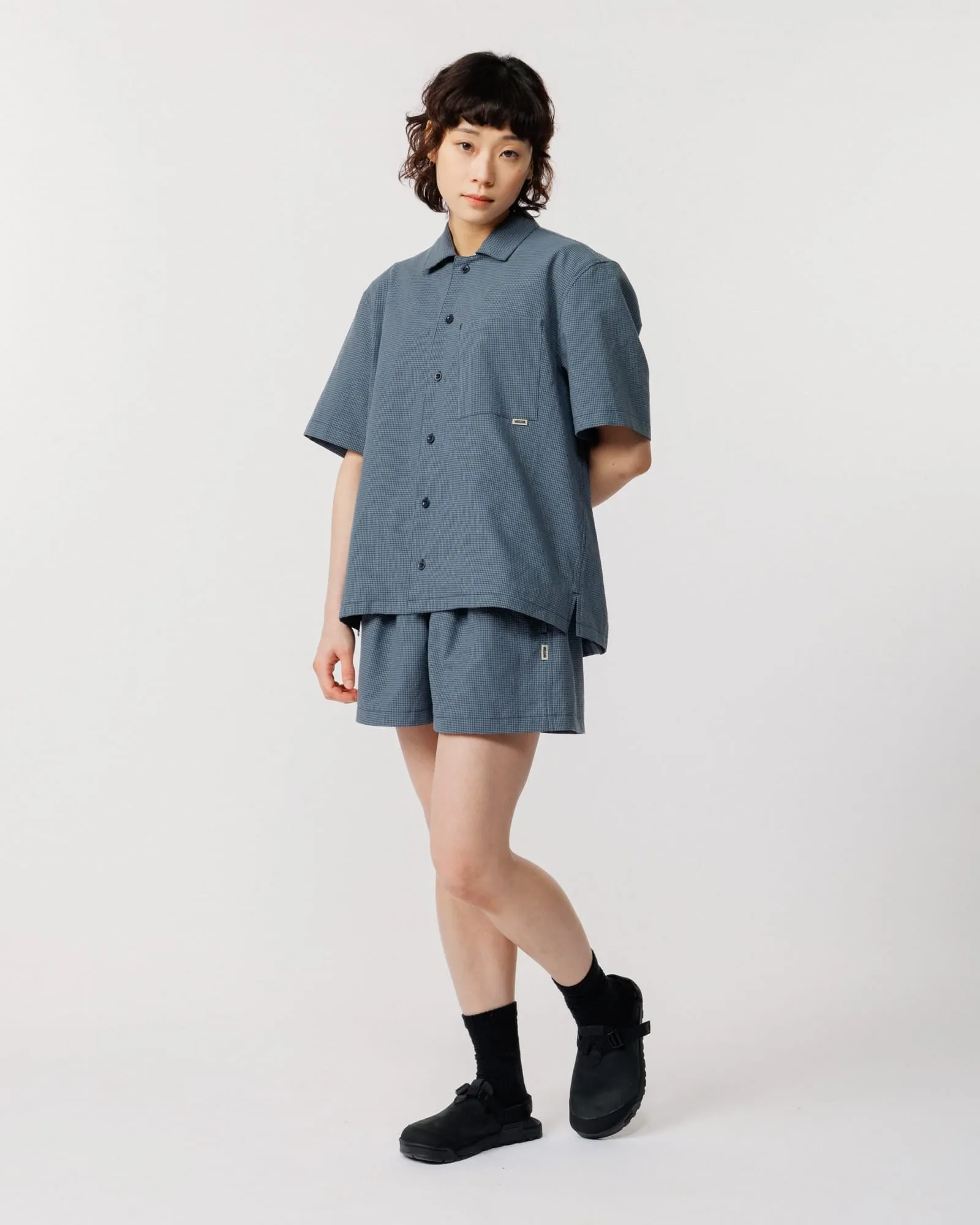 Check Co-Ord - Navy sold by Wawwa product image thumbnail 4